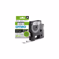 DYMO Authentic D1 Labels | Black Print on White Tape | 12 mm x 7 m | Self-Adhesive Labels for LabelManager Label Makers | Mad ...