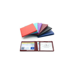 CKB LTD Burgundy Disabled Badge Holder Wallet for Car Blue Badge Soft PU Leather Protector Disability Parking Permit Protective Cover (Burgundy)