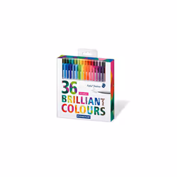 STAEDTLER 334 C36JB 0.3 mm Triplus Fineliner Pens, Adult Colouring Packaging, Assorted Colours, Pack of 36