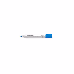 Staedtler Lumocolor whiteboard marker, light blue, line width 2.00 mm, quick-drying, low odour, long life, blocked tip, 10 wh ...