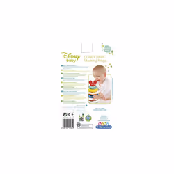 Clementoni - 17284 - Disney Baby Stackable Rings for toddlers