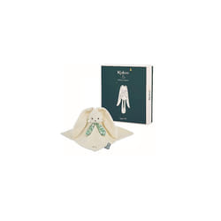 Kaloo - Lapinoo - Rabbit Comforter - Babies? Plush - Cream Colour - Square: 11.8"x11.8" / 30x30 cm - Material: Ultra-Soft Cotton & Corduroy - Gift Box
