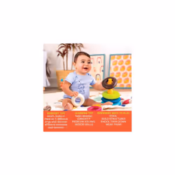 B. Toys ? Skipping Stones ? Textured Stacking Rings ? Classic Ring Stacker for Babies ? Non-Toxic Bpa-Free ? Early Development