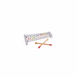 Janod - Confetti Wooden and Metal Xylo - Pretend Play and Musical Awakening Toy - from 2 Years Old, J07604