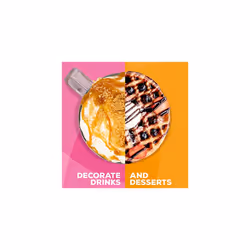 Simply Luxury White Chocolate Topping Sauce, Ready to Use Dessert Sauce for Ice Cream, Waffles, Pancakes, Coffee & Milkshakes (1 kg)