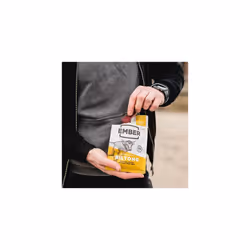 Ember Snacks: Biltong Beef Jerky Original Flavour (10 x 28g) - Protein Keto Snacks - On The Go Snack - from British and Irish Meat