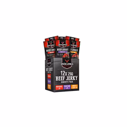 Jack Links Beef Jerky Mixed Case Variety Pack, x4 Sweet and Hot, x4 Teriyaki, x4 Original, Perfect Post Gym Meat Snack