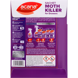 Acana Sachet Moth Killer 20 Pack-For Drawers & Storage-Protects