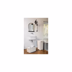 Curver Style 60 Litre Laundry Hamper, Vintage White
