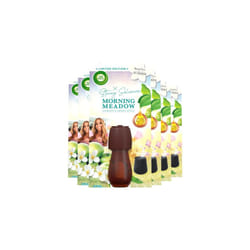 Airwick Essential Mist Refills| Eliminates Odour and long lasting fragrance|Fragrance : Morning Meadow| Contains : 6 Refills| Usage: Lasts Upto 270