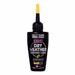Muc-Off eBike Dry Chain Lube, 50ml - Bike Lube, Bike Chain Oil, Chain Wax for Dry Weather Conditions - Bike Lubricant for Ele ...