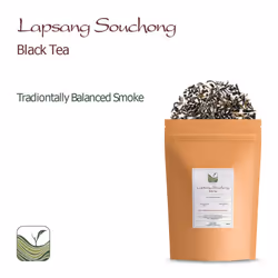 Lapsang Souchong Tarry Black Tea - Lap Sang Smokey Tea From Wuyi Mountains - Lightly Smoked 100g