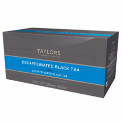 Taylors of Harrogate Decaffeinated Breakfast Tea 100 Wrapped & Tagged Tea Bags