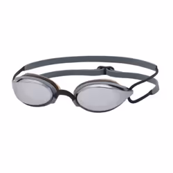 Zoggs Fusion Air Titanium Black Grey Mirror Smoke