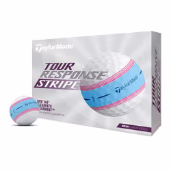 TaylorMade Golf Tour Response Stripe Ball Blue/Pink Dozen