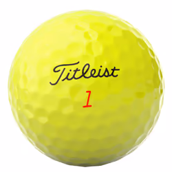 Titleist TruFeel Golf Ball, Yellow