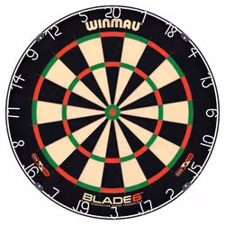 Winmau Blade 6 Professional Bristle Dartboard with Official tournament specifications ? endorsed by the PDC