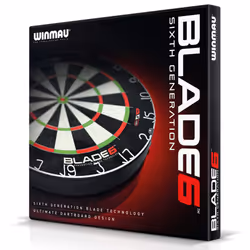 Winmau Blade 6 Professional Bristle Dartboard with Official tournament specifications ? endorsed by the PDC