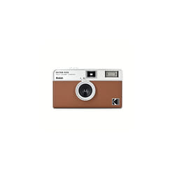 KODAK EKTAR H35 Half Frame Film Camera, 35mm, Reusable, Focus-Free, Lightweight, Easy-to-Use (Brown) (Film & AAA Battery are not Included)