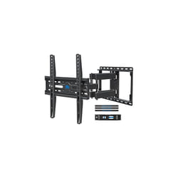 Mounting Dream TV Wall Bracket Mount for Most 26-65 Inch TVs, Max VESA 400x400mm, Tilt Swivel for TV Max 45kg, Full Motion Double Arms Fit OLED LCD