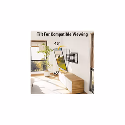 Mounting Dream TV Wall Bracket Mount for Most 26-65 Inch TVs, Max VESA 400x400mm, Tilt Swivel for TV Max 45kg, Full Motion Double Arms Fit OLED LCD