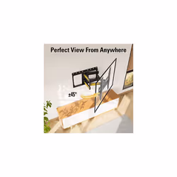 Mounting Dream TV Wall Bracket Mount for Most 26-65 Inch TVs, Max VESA 400x400mm, Tilt Swivel for TV Max 45kg, Full Motion Double Arms Fit OLED LCD