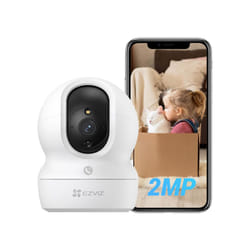 EZVIZ Indoor Wifi Camera with App, 512GB with No Subscription, One-Touch-Calling, Smart Colour Night Vision, Sound Detection, Human Detection, Google