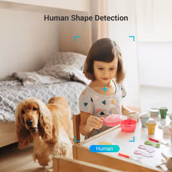 EZVIZ Indoor Wifi Camera with App, 512GB with No Subscription, One-Touch-Calling, Smart Colour Night Vision, Sound Detection, Human Detection, Google