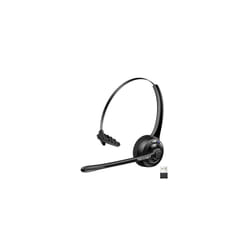 TECKNET Bluetooth Headset, Wireless On Ear Headphones with Noise Cancelling Microphone & USB Dongle, Hand Free Wireless Headset with Mute microphone