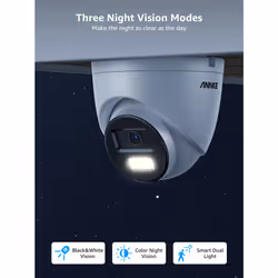 ANNKE C800 4K PoE Camera Outdoor, 8MP Ultra HD Security CCTV Camera, Smart Human/Vehicle Detection, Built-in MicroSD Card Slot for 24/7 Audio
