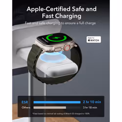 ESR 3 in 1 Wireless Charging Station for MagSafe Charger Stand, Made for Apple Watch Certified Charger, Compatible with iphone and watch charger stand