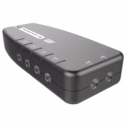 SLx TV Signal Booster Aerial Amplifier, 4 Way Signal Distribution Amplifier with Coax Connections, 4G & 5G Filtering, Indoor ...