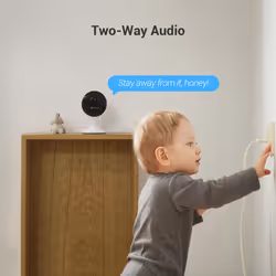 EZVIZ C1C 2 Pack Mini Indoor Security Camera Wireless with App, 1080P Wifi Camera, Home Secuirty Camera, 10M Night Vision, Motion Detection, Alarm,
