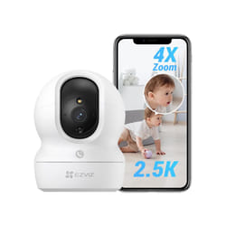 EZVIZ 2K+ Dual Band Indoor Camera with App, 512GB with No Subscription, One-Touch-Calling, Colour Night Vision, Sound Detection, Human Detection,