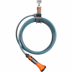 Gardena City Gardening Terrace Spiral Hose 7.5 m: Garden hose with integrated hose holder, 9 mm hose diameter, with original ...