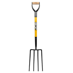 JCB - Professional Solid Forged Contractors Fork - Garden Fork Heavy Duty Professional Site and Gardening Tools - For Home Improvement - 3 Year