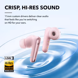 soundcore by Anker Liberty 4 NC Wireless Noise Cancelling Earbuds, 98.5% Noise Reduction, Adaptive Noise Cancelling to Ears and Environment, Hi-Res
