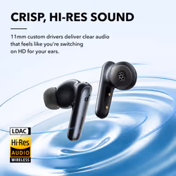 soundcore by Anker Liberty 4 NC Wireless Noise Cancelling Earbuds, 98.5% Noise Reduction, Adaptive Noise Cancelling to Ears and Environment, Hi-Res