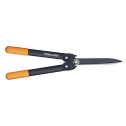 Fiskars PowerGear II Hedge Shear, Non-stick coating, Stainless steel blades, Length: 57 cm, HS72, Black/Orange, 1000596