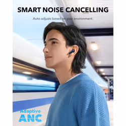 soundcore P40i by Anker, Noise Cancelling Wireless Earbuds, Adaptive Noise Cancelling to Environments, Heavy Bass, 60H Playtime, 2-in-1 Case and Phone