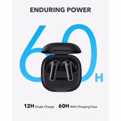 soundcore P40i by Anker, Noise Cancelling Wireless Earbuds, Adaptive Noise Cancelling to Environments, Heavy Bass, 60H Playtime, 2-in-1 Case and Phone