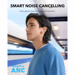 soundcore P40i by Anker, Noise Cancelling Wireless Earbuds, Adaptive Noise Cancelling to Environments, Heavy Bass, 60H Playtime, 2-in-1 Case and Phone