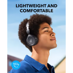 soundcore By Anker H30i Wireless On-Ear Headphones, Foldable Design, Pure Bass, 70H Playtime, Bluetooth 5.3, Lightweight and Comfortable, App