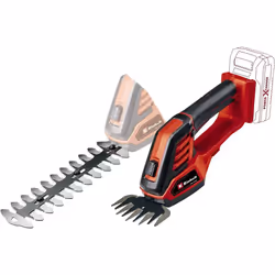 Einhell Power X-Change 18V Cordless Electric Shears - 2 Blade System For Cutting Grass, Brushes And Shrubs - GE-CG 18/100 Li  ...