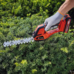 Einhell Power X-Change 18V Cordless Electric Shears - 2 Blade System For Cutting Grass, Brushes And Shrubs - GE-CG 18/100 Li Solo (Battery Not