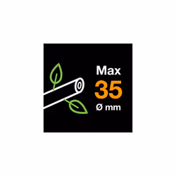 Fiskars SingleStep Loppers Bypass Hook head (S) L28, Non-stick coating, Hardened precision steel, Length: 50 cm, Black, 1001432