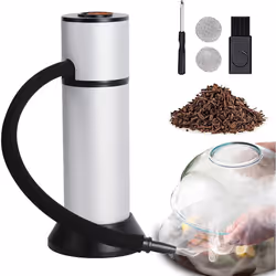 BORUiT Smoking Gun Portable Cocktail Smoker with Wood Chips,Handheld Food Kitchen Smoker Gun Infuser for Sous Vide,Meat,Salmo ...