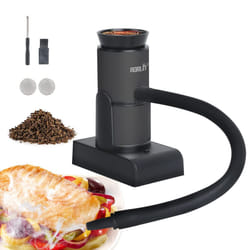 BORUiT Smoking Gun Food Smoker Portable Wood Smoke Infuser with Wood Chips, Food Kitchen Smoker for Sous Vide Meat Salmon Cocktails Cheese BBQ Grill,