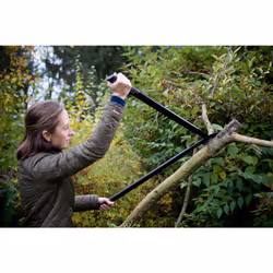 Fiskars SingleStep Loppers Anvil Hook Head (L) L39, Non-stick coating, Hardened precision steel, Length: 82 cm, Black, L39, 1001430