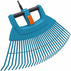 GARDENA Combisystem plastic Sweep XXL vario: The extra wide garden rake for raking leaves and garden waste, working width 77  ...